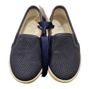 Janie and Jack Navy Sneakers Size 5